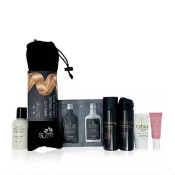 BEST OF HAIR 7 PC GIFT SET INCLUDES SHAMPOO, CONDITIONER, HAIRSPRAY, & MINI IRON - Picture 3 of 6
